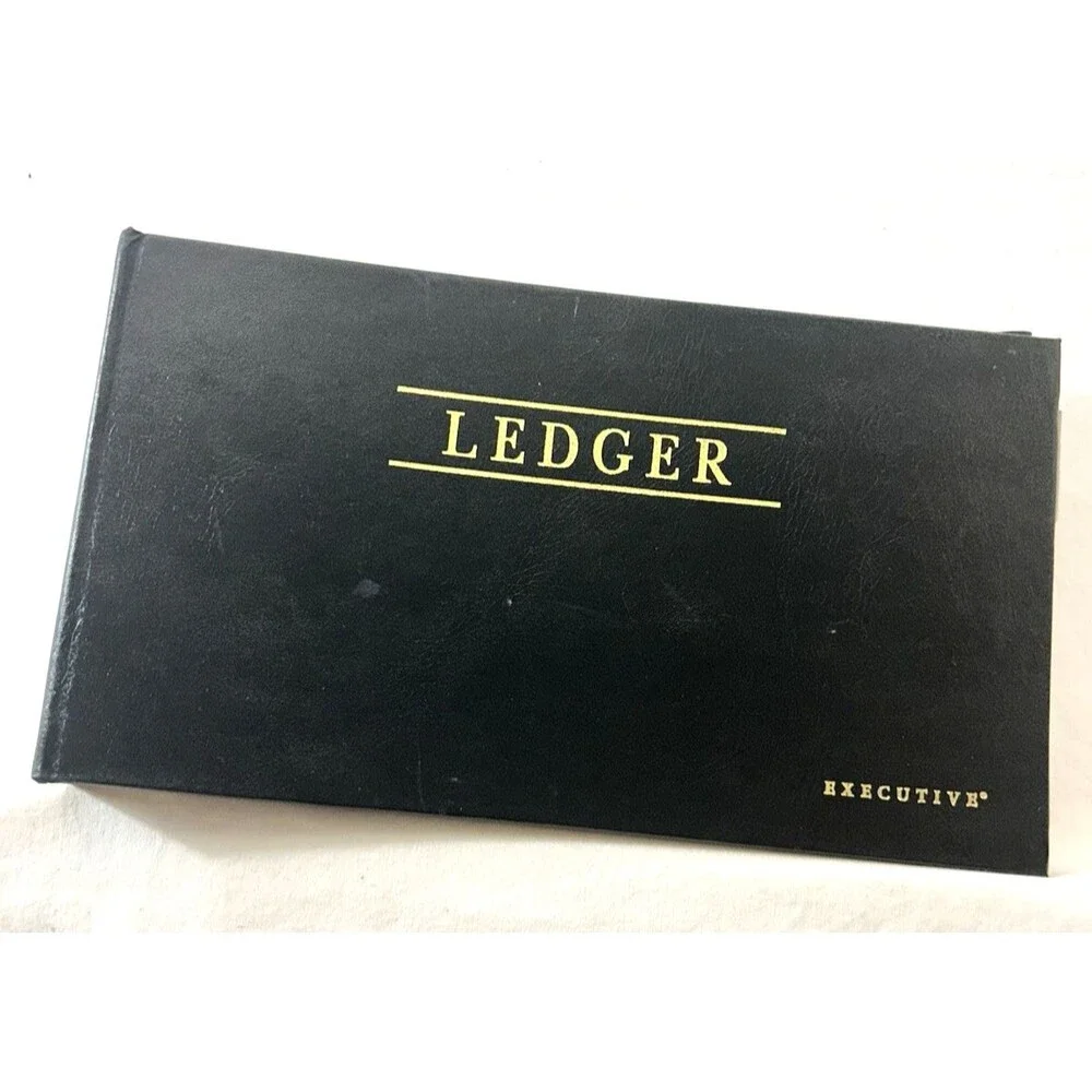 Vintage Stuart Hall Executive 4 Ring Ledger Binder Alpha Dividers Accounting
